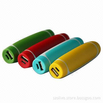 Rechargeable lithium-ion battery power bank, 2,600mAh